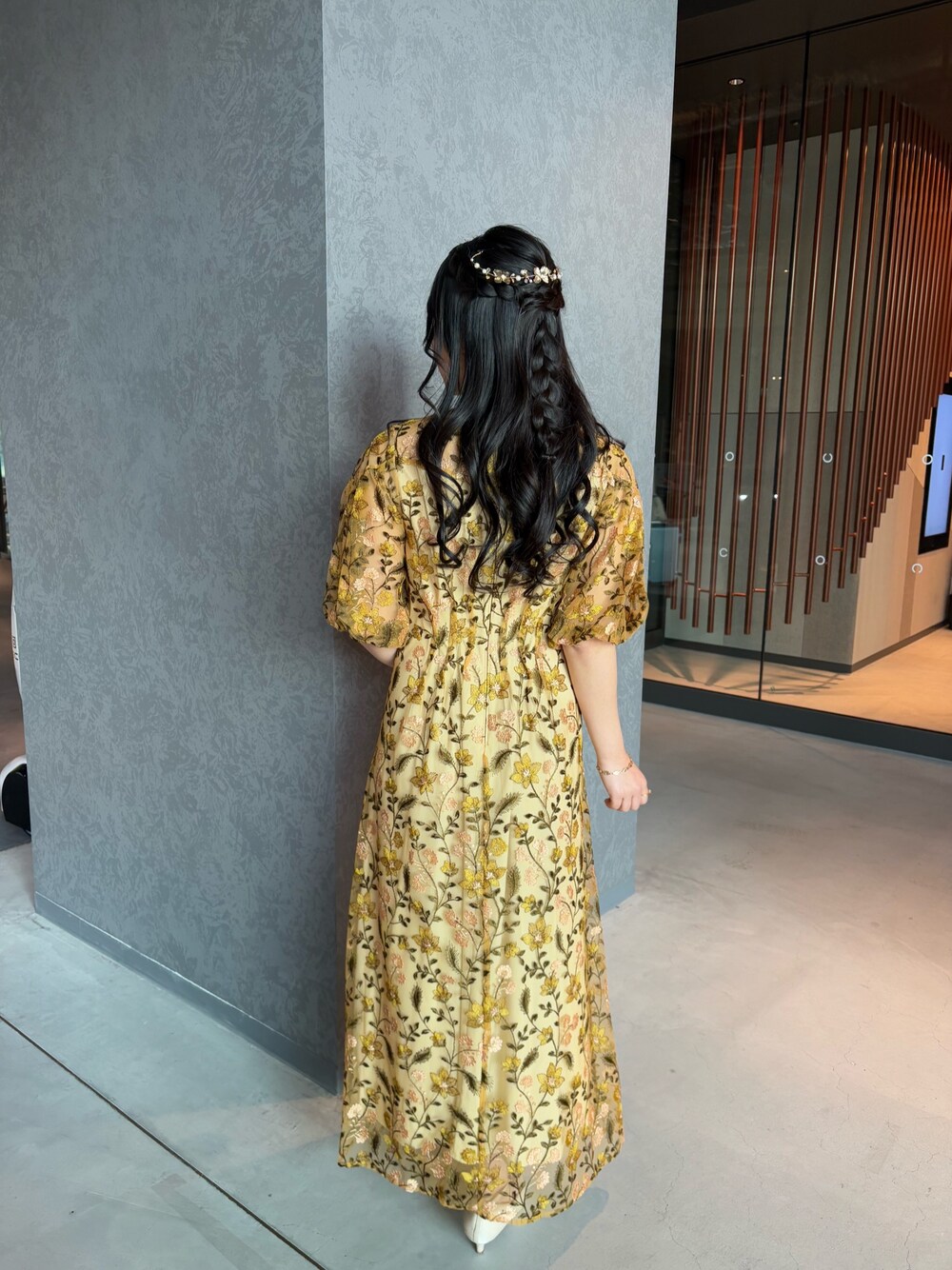 ブルーミーフラワードレス結婚式お呼ばれオケージョンドレス ブルーミーフラワードレス結婚式お呼ばれオケージョンドレス（ドレス