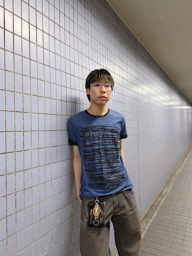 「MARITHE + FRANCOIS GIRBAUD（マリテフランソワジルボー）のアイテム」を使った、SHUHEIさん（メンズ・166cm）の夏コーディネート
