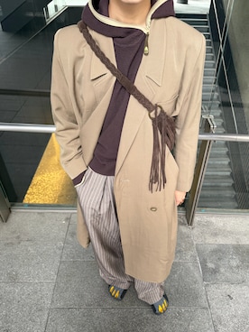 「WILLFULLY（ウィルフリー）のアイテム」を使った、SHUHEIさん（メンズ・166cm）の春コーディネート