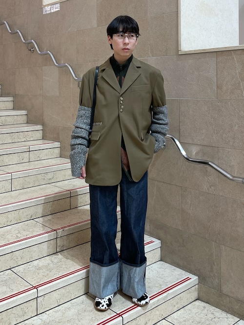 Abor】Over Shoulder Jacket/オーバーショルダージャケット 