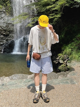 「ショートパンツ」｜SHUHEIさん（メンズ・166cm・20代）の秋コーディネート
