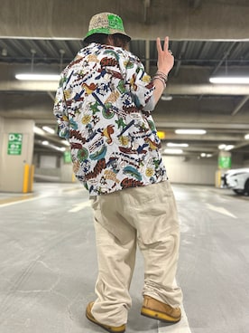 「ごきげんウィーク」｜「アイテム（帽子）」を使った、たつやさん（メンズ・165cm）の春コーディネート