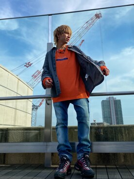 「秋コーデしたいのにまだ暑い」｜たつやさん（メンズ・165cm）の秋コーディネート