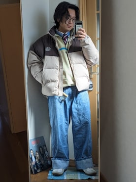 「アイテム（スウェット）」を使った、ポチタさん（メンズ・160cm・30代）の冬コーディネート