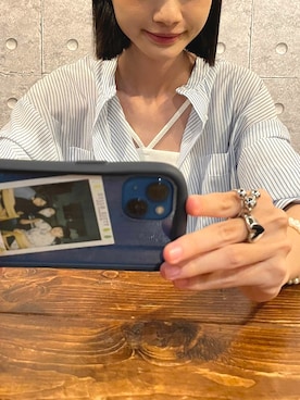 「iFace（アイフェイス）のアイテム」を使った、Cさん（レディース・160cm）の秋コーディネート