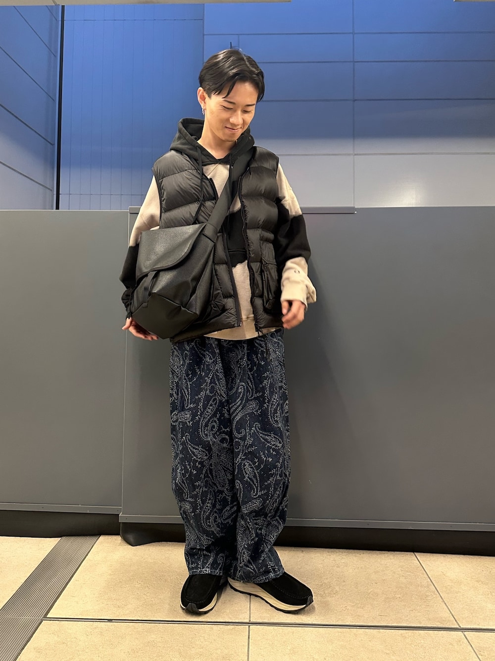 C.P. COMPANY ブラックダウンベスト