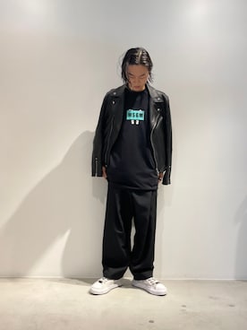 「MSGM（エムエスジーエム）のアイテム（Tシャツ/カットソー）」を使った、Kiyoさん（メンズ・173cm）の夏コーディネート