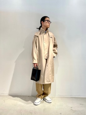 「LOVELESS（ラブレス）のアイテム（その他アウター）」を使った、Kiyoさん（メンズ・173cm）の春コーディネート