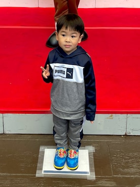 「PUMA（プーマ）のアイテム（ジャケット/アウター）」を使った、バルサさん（メンズ・183cm）の春コーディネート