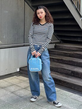 下村こころさん（レディース・164cm）の春コーディネート