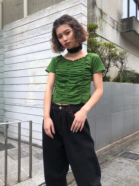 下村こころさん（レディース・164cm）の夏コーディネート