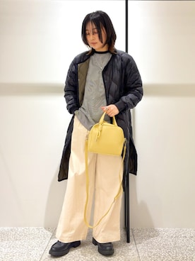 「アイテム（トレンチコート）」を使った、honamiさん（レディース・161cm）の秋コーディネート