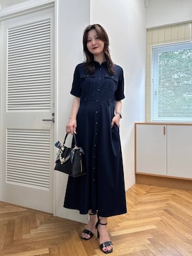 「アイテム（チャーム）」を使った、ぽ　んさん（レディース・161cm）の夏コーディネート