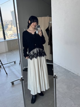 「Andemiu（アンデミュウ）のアイテム」を使った、ぽ　んさん（レディース・161cm）の秋コーディネート