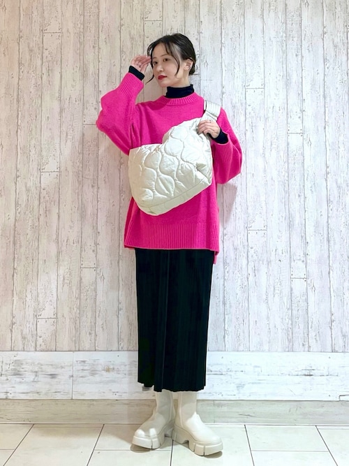 LOWRYS FARM ���[���[�Y�t�@�[���v���X �r�b�N�{�b�N�X���c�n��ہ@�񂳂�̃j�b�g/�Z�[�^�[�u�J���[�`���j�b�N�j�b�g�@294853�iLOWRYS FARM�b���[���[�Y�t�@�[���j�v���g�����R�[�f�B�l�[�g