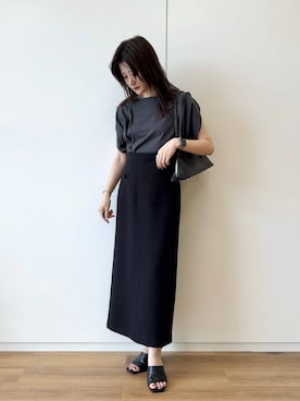 「Andemiu」｜ぽ　んさん（レディース・161cm）の夏コーディネート