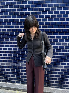 「Andemiu（アンデミュウ）のアイテム」を使った、ぽ　んさん（レディース・161cm）の秋コーディネート