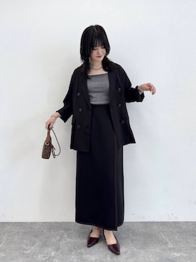 「アイテム（パンプス）」を使った、ぽ　んさん（レディース・161cm）の秋コーディネート