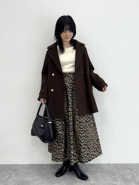 「Andemiu（アンデミュウ）のアイテム」を使った、ぽ　んさん（レディース・161cm）の秋コーディネート