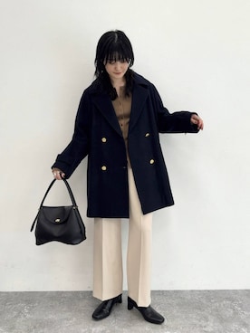 「Andemiu（アンデミュウ）のアイテム」を使った、ぽ　んさん（レディース・161cm）の秋コーディネート