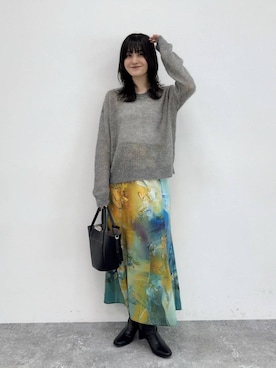 「Andemiu（アンデミュウ）のアイテム」を使った、ぽ　んさん（レディース・161cm）の秋コーディネート