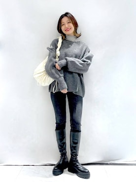 ぽ　んさん（レディース・161cm）の冬コーディネート