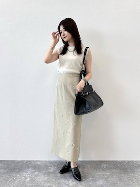 「アイテム（ボストンバッグ）」を使った、ぽ　んさん（レディース・161cm・20代）の夏コーディネート