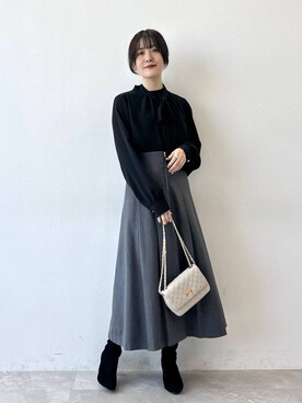 ぽ んさん(レディース・161cm)の冬コーディネート