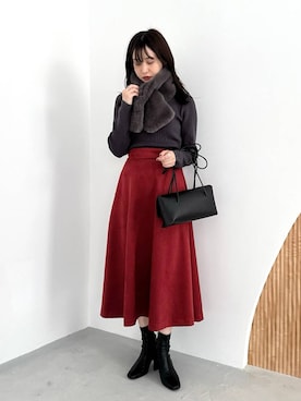 ぽ んさん(レディース・161cm)の冬コーディネート