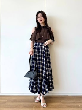 「Andemiu」｜ぽ　んさん（レディース・161cm）の夏コーディネート