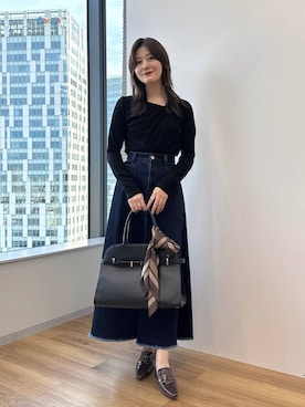 「アイテム（バンダナ/スカーフ）」を使った、ぽ　んさん（レディース・161cm・20代）の夏コーディネート