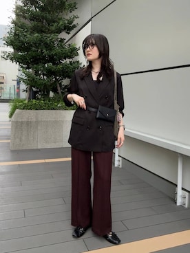 ぽ んさん(レディース・161cm)の秋コーディネート