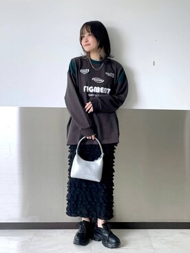 「アイテム（スウェット）」を使った、ぽ　んさん（レディース・161cm・20代）の春コーディネート