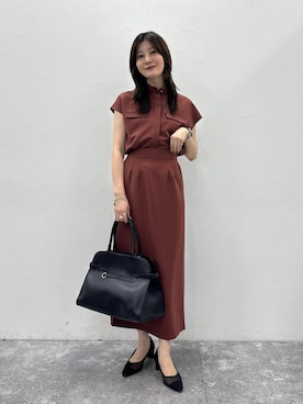 「アイテム（ボストンバッグ）」を使った、ぽ　んさん（レディース・161cm・20代）の夏コーディネート
