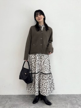 「Andemiu（アンデミュウ）のアイテム」を使った、ぽ　んさん（レディース・161cm）の秋コーディネート