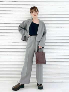 ぽ んさん(レディース・161cm)の秋コーディネート