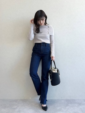 「アイテム（パンプス）」を使った、ぽ　んさん（レディース・161cm・20代）の春コーディネート