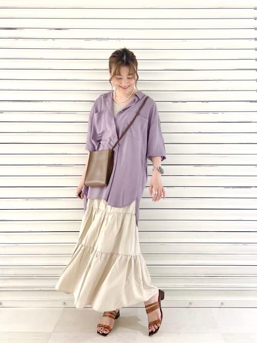 Lowrys Farm 静岡パルコぽ んさんのシャツ ブラウスを使ったコーディネート Zozotown