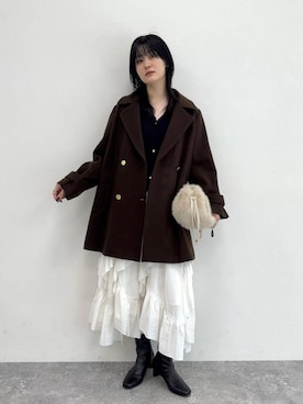 「Andemiu（アンデミュウ）のアイテム」を使った、ぽ　んさん（レディース・161cm）の秋コーディネート