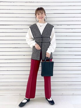 ぽ　んさん（レディース・161cm）の秋コーディネート