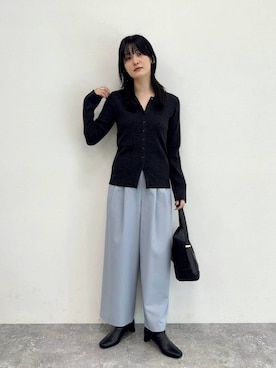 「Andemiu（アンデミュウ）のアイテム」を使った、ぽ　んさん（レディース・161cm）の秋コーディネート