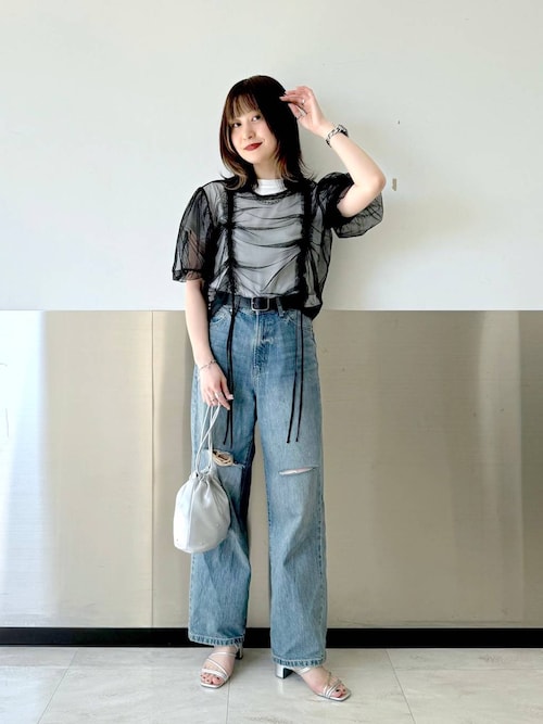 LOWRYS FARM ルミネ大宮ぽ んさんのショルダーバッグを使った