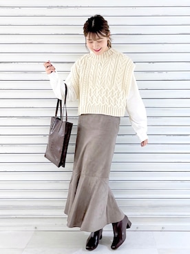 ぽ　んさん（レディース・161cm）の秋コーディネート