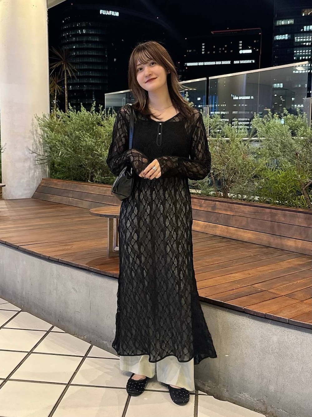 ⭐︎⭐︎⭐︎ JEANASIS（ジーナシス）の「2WAYレースワンピース/149562