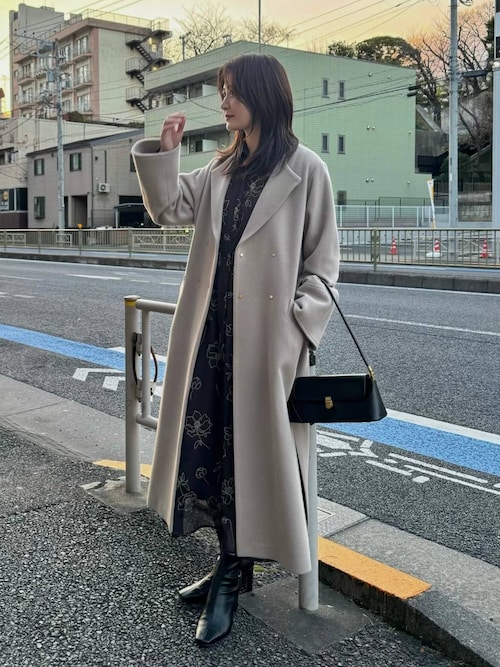 新品タグ付き お買得パオラフラーニ ダウン フェザー コート