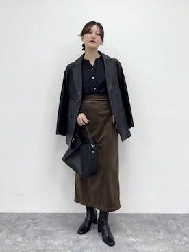 ぽ んさん(レディース・161cm)の秋コーディネート