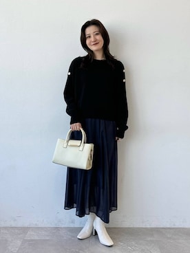 ぽ　んさん（レディース・161cm）の冬コーディネート