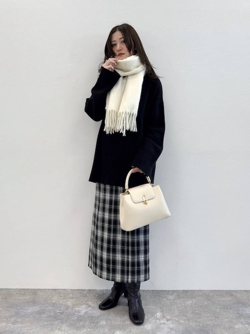 セール】アクアハイネックミドルニット491833（ニット/セーター