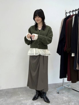 「Andemiu（アンデミュウ）のアイテム」を使った、ぽ　んさん（レディース・161cm）の秋コーディネート