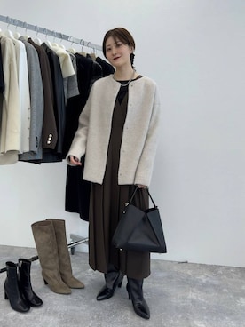 「アイテム（ジャンパースカート）」を使った、ぽ　んさん（レディース・161cm・20代）の夏コーディネート